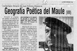 Geografía poética del Maule