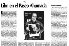 Lihn en el Paseo Ahumada