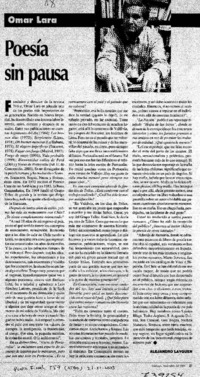 Poesía sin pausa: [entrevistas]