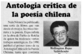 Antología crítica de la poesía chilena