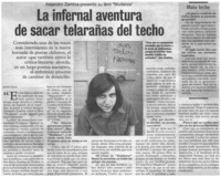 La infernal aventura de sacar telarañas del techo: [entevistas]