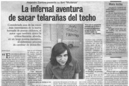 La infernal aventura de sacar telarañas del techo: [entevistas]