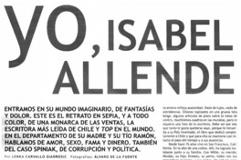 Yo, Isabel Allende: [entevistas]