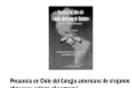 Presencia en Chile del Colegio Americano de Cirujanos