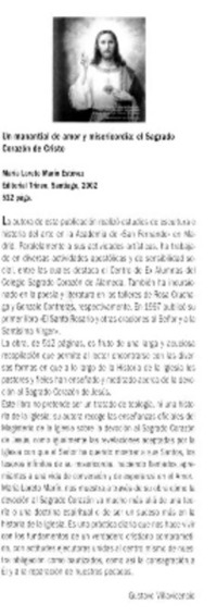 Un manantial de amor y misericordia : el Sagrado Corazón de Cristo