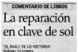 La reparación en clave de sol