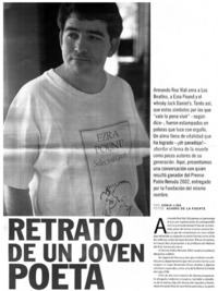 Retrato de un joven poeta: [entrevistas]