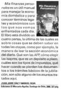 Mis finanzas personales.