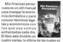 Mis finanzas personales.