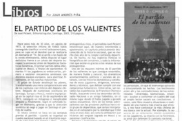 El partido de los valientes
