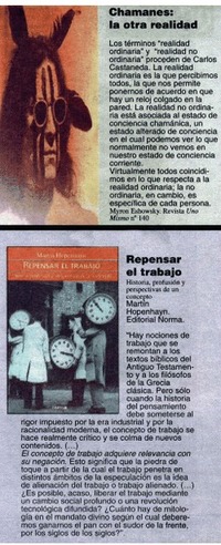 Repensar el trabajo.