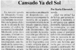 Cansado ya del sol