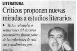 Críticos proponen nuevas miradas a estudios literarios.
