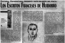 Los escritos franceses de Huidobro.