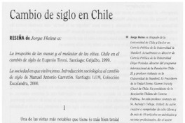 Cambio de siglo en Chile.