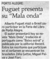 Fuguet presenta su "Mala onda".