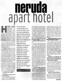 Neruda apart hotel: [entrevistas]