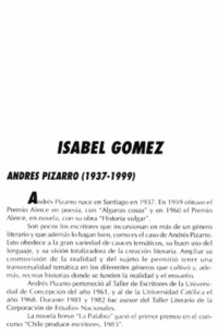 Andrés Pizarro (1937-1999)