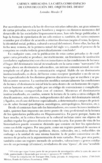 Carmen Arriagada, la carta como espacio de construcción del objeto del deseo