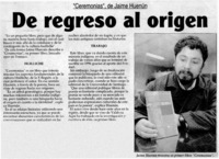 De regreso al origen.