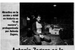 Antonia Zegers se los sufre todo con Achondo