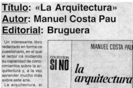 La arquitectura"
