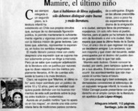 Mamire, el último niño
