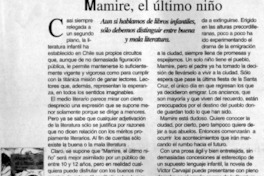 Mamire, el último niño