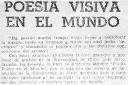 Poesía visiva en el mundo.