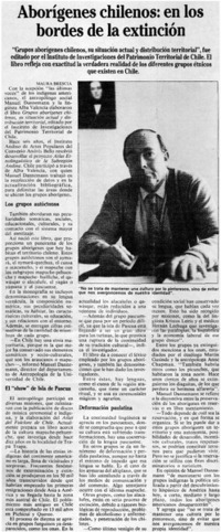 Aborígenes chilenos: en los bordes de la extinción