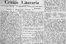 Crítica literaria