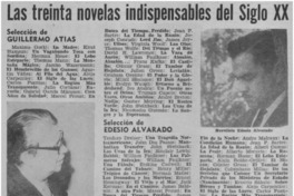 Las treinta novelas indispensables del siglo XX