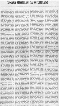 Semana magallánica en Santiago