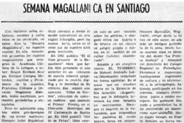 Semana magallánica en Santiago