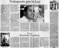 Trabajando por la luz : [entrevistas]