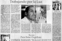 Trabajando por la luz : [entrevistas]