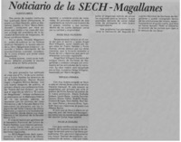 Noticiario de la SECH-Magallanes.