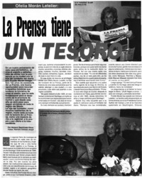La prensa tiene un tesoro.