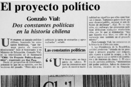 El proyecto político.