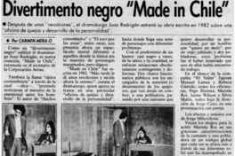 Divertimiento negro "Made in Chile"