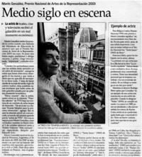 Medio siglo en escena.