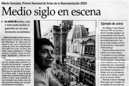Medio siglo en escena.
