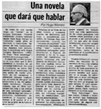 Una novela que dará que hablar