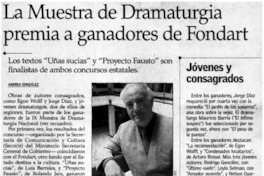 La muestra de dramaturgia premia a ganadores de Fondart