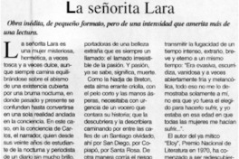 La señorita Lara