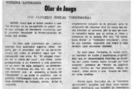 Olor de fuego