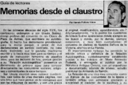 Memorias desde el claustro