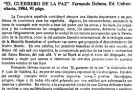 El guerrero de la paz"