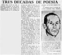 Tres décadas de poesía