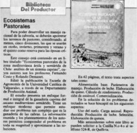 Ecosistemas pastorales.